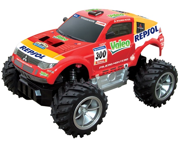 Billede af Mitsubishi Pajero Evolution Dakar Rally Fjernstyret Bil 1:18