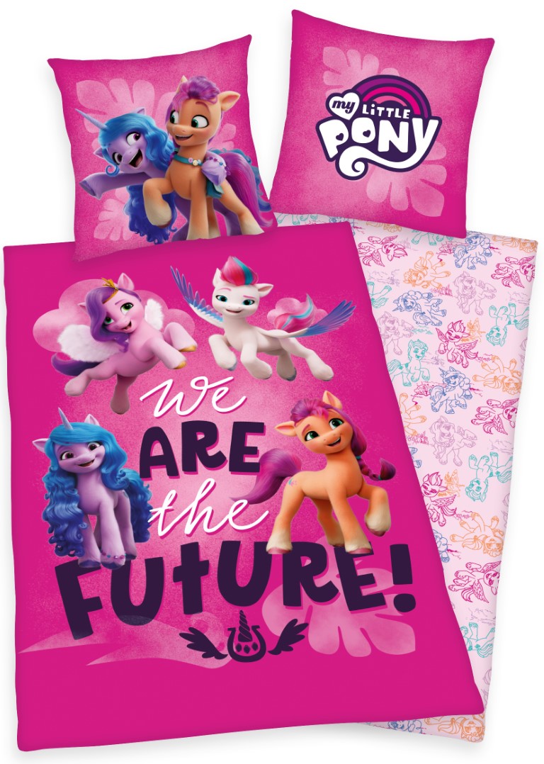 Se My Little Pony ''We Are The Future'' Sengetøj (100 Procent Bomuld) hos MM Action