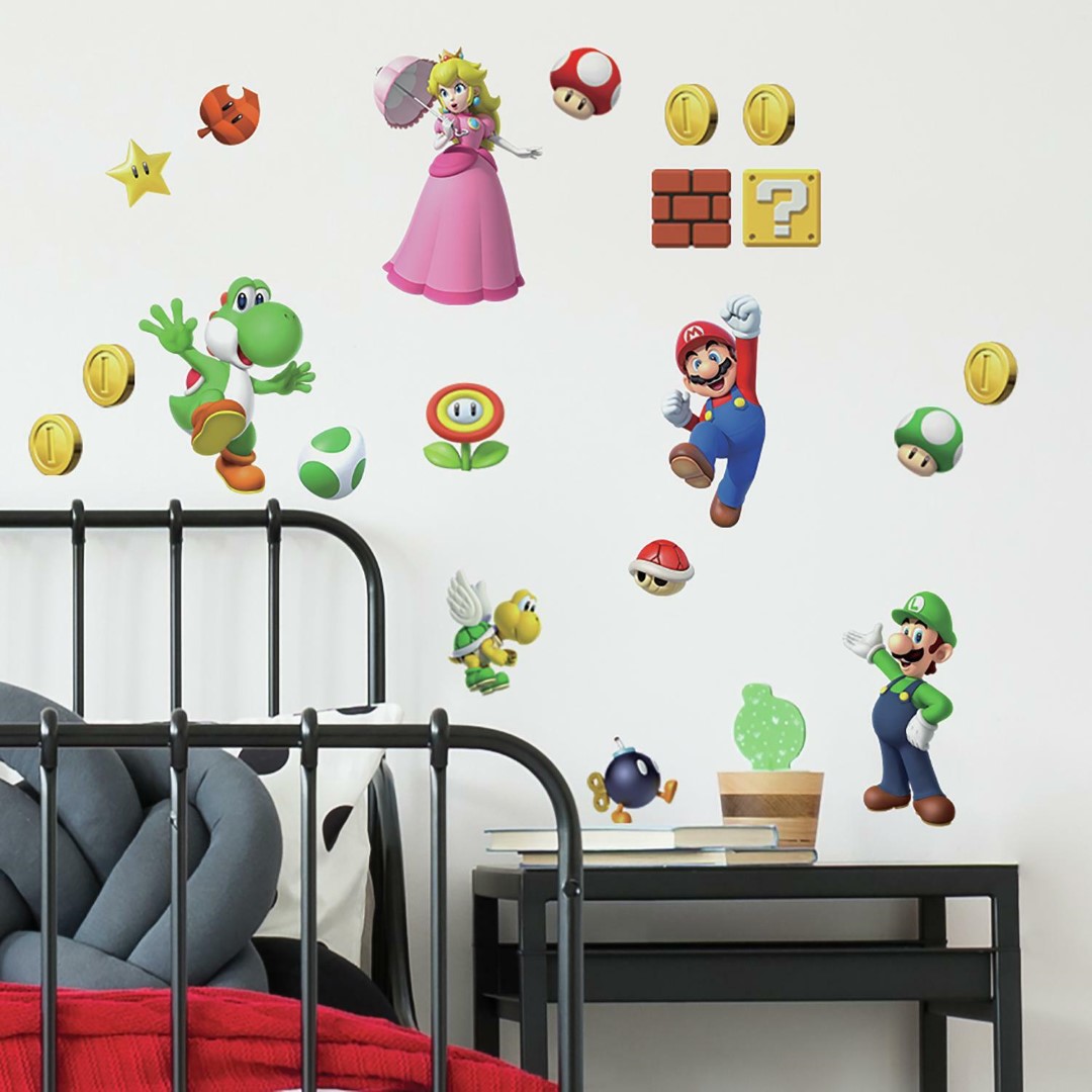 Billede af Nintendo Super Mario Bros Wallstickers