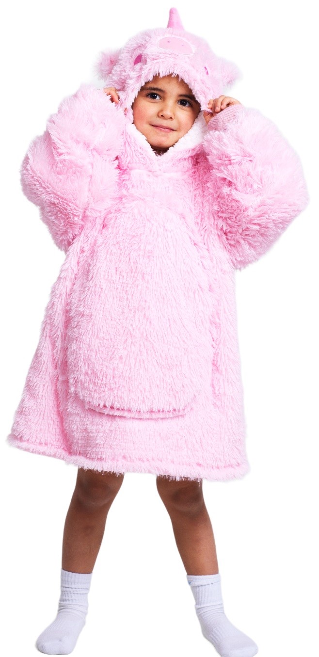 Billede af Noxxiez Cuddle Hoodiez - Unicorn, Small (3-6 år)