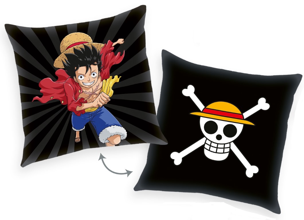 Billede af One Piece pude (Sort/ Sort)