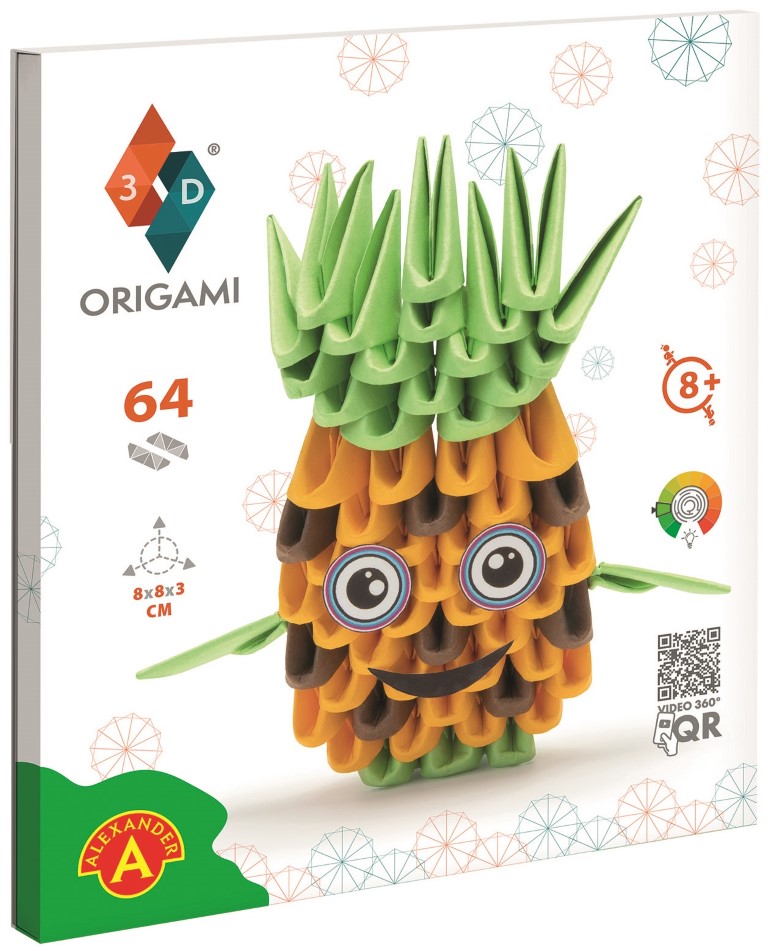 Origami 3D -  Ananas
