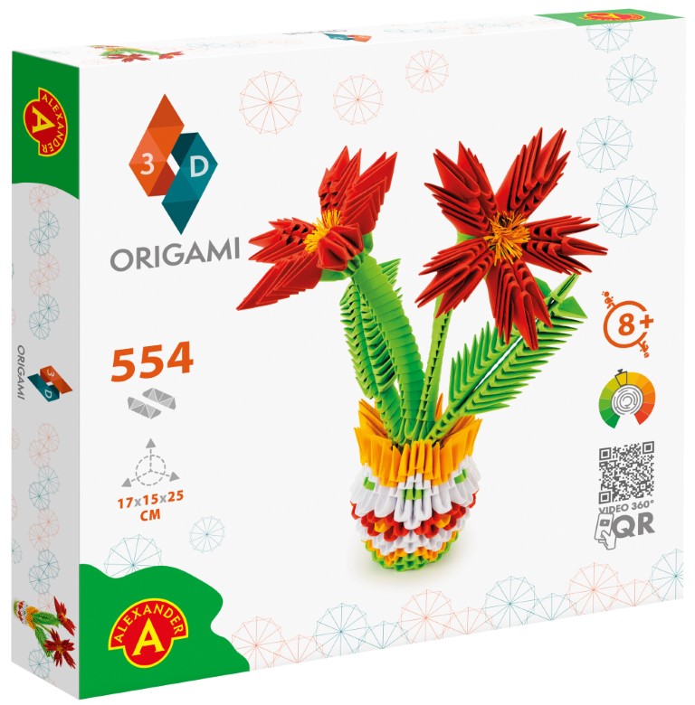 Billede af Origami 3D - Blomsterkrukke