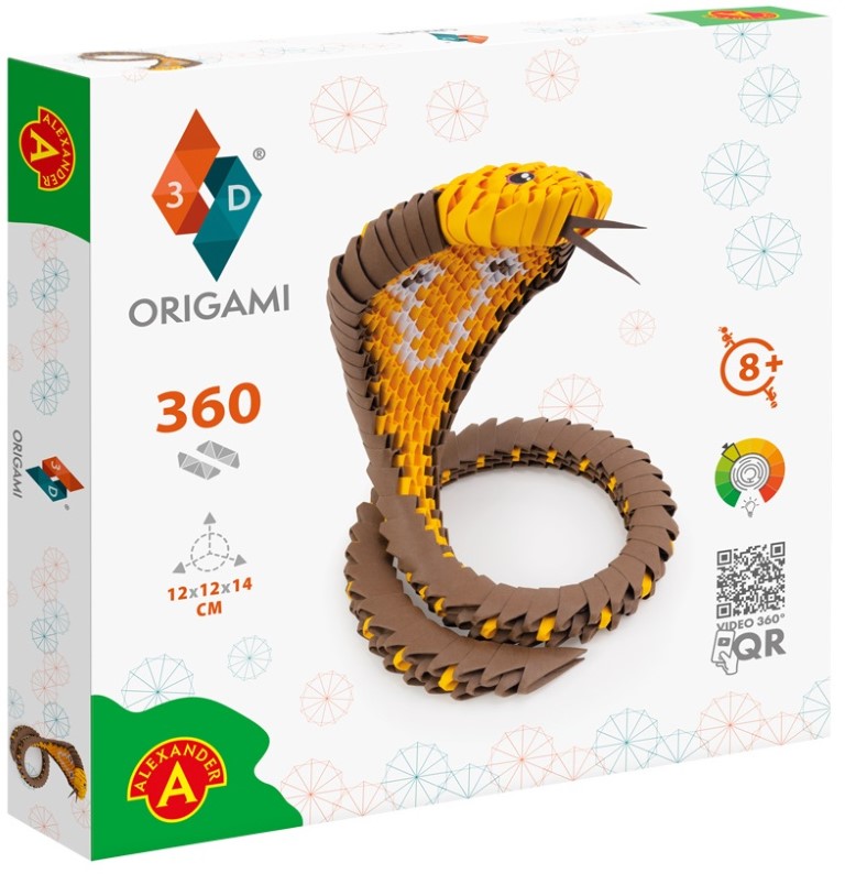 Billede af Origami 3D - Cobra Slange