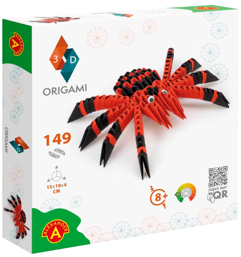 Se Origami 3D - EDDERKOP hos MM Action