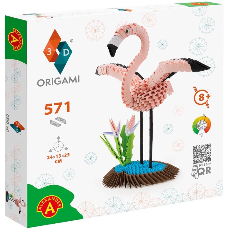 Billede af Origami 3D - Flamingo