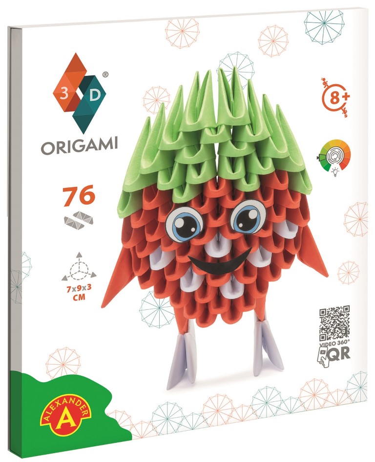 Billede af Origami 3D - Jordbær