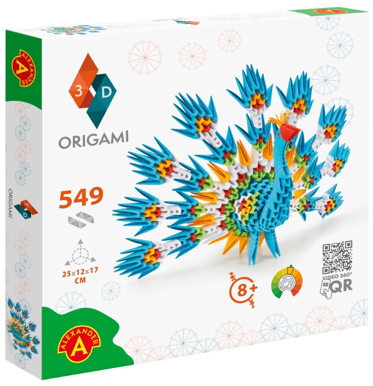 Se Origami 3D - Påfugl hos MM Action