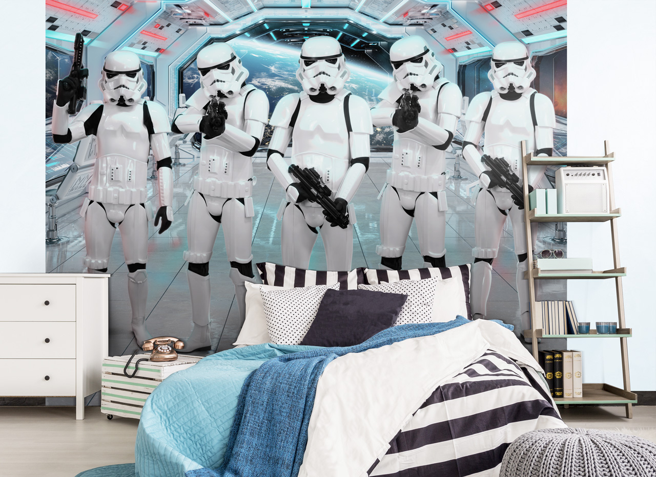 Se Original Stormtrooper tapet 243 x 305 cm hos MM Action