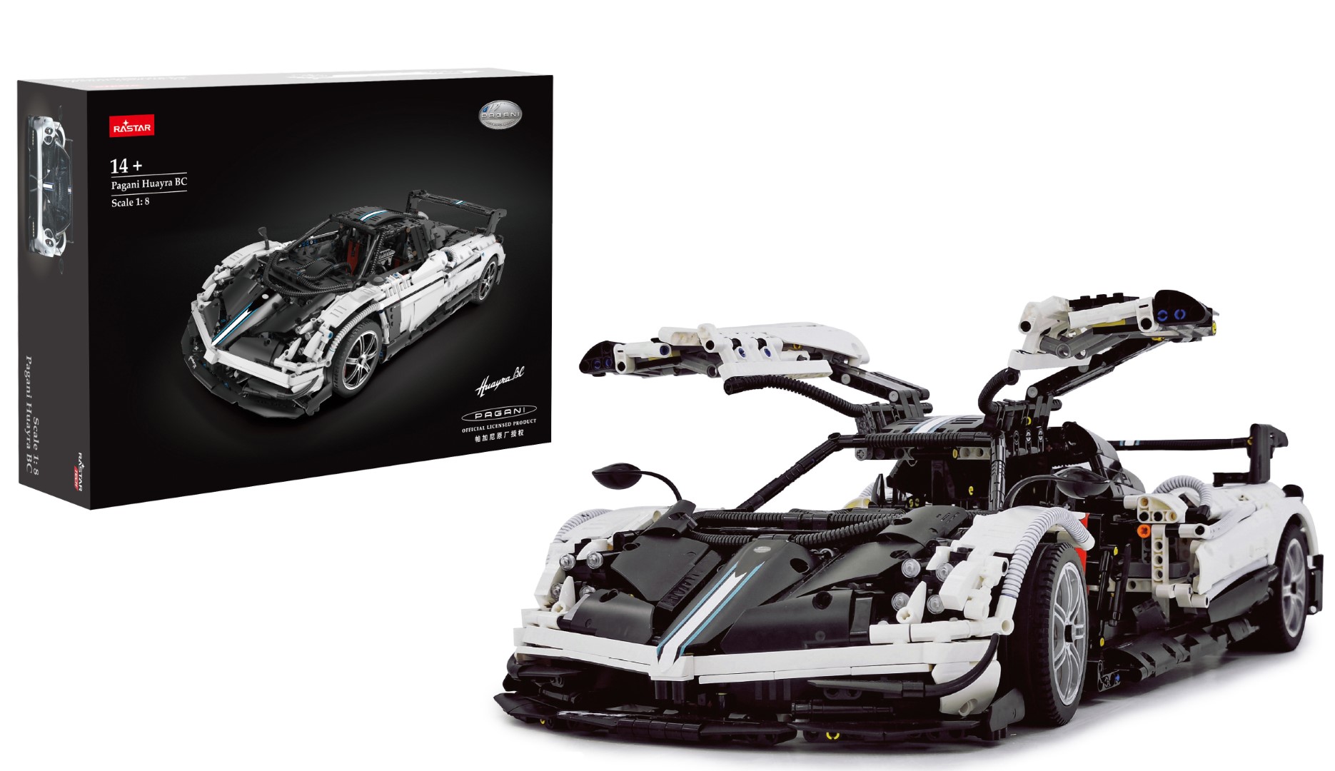 Billede af Pagani Huayra Byggeklodser sæt Bil 1:8 (Fra 14 år)