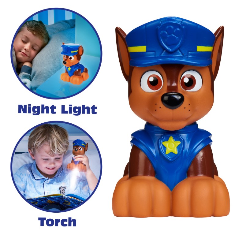 Paw Patrol 2i1 Natlampe og lygte Figur Kr. 149 - på til levering