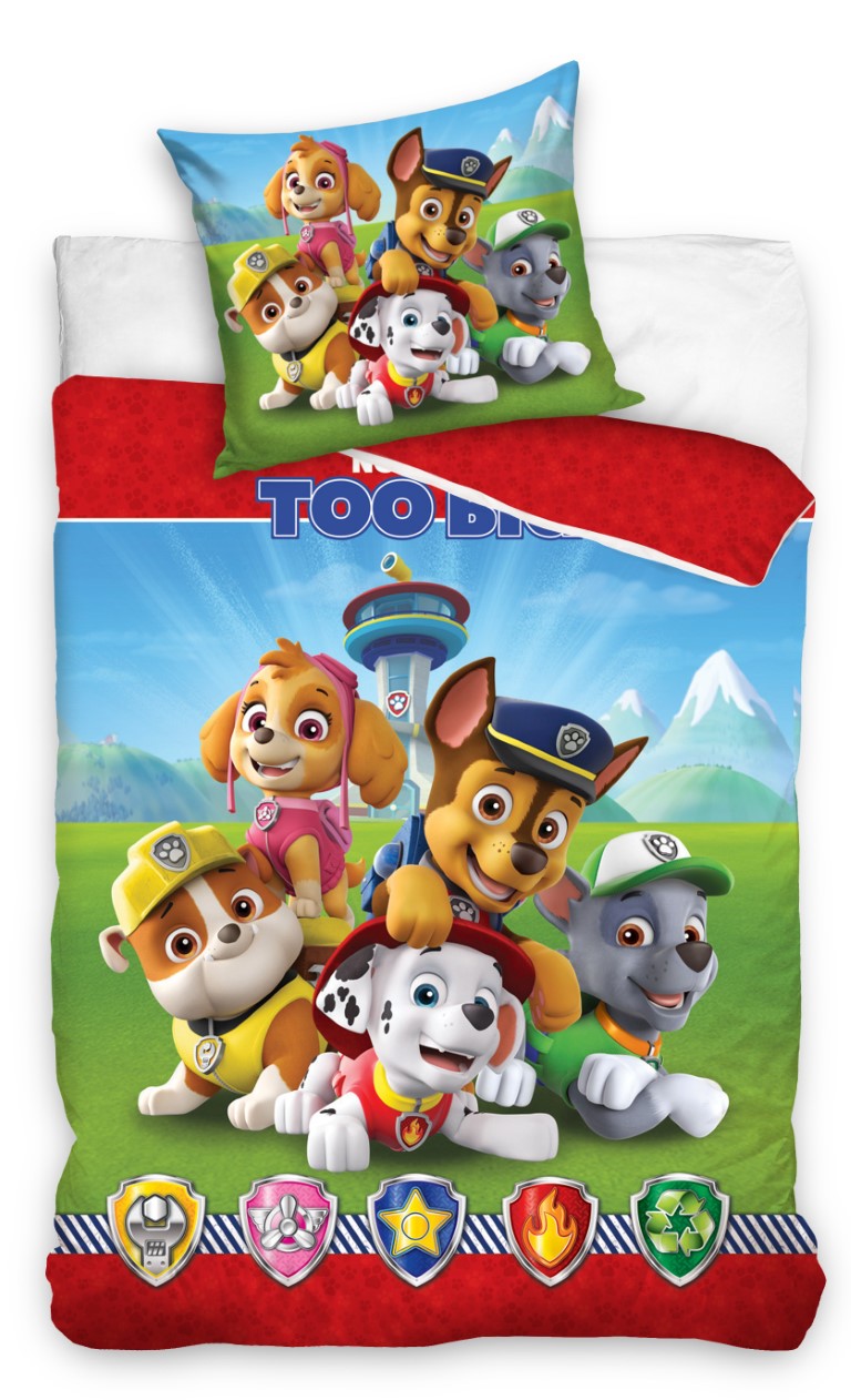 Paw Patrol x 200 cm, 100 procent bomuld Kr. 199 - på lager til omgående levering