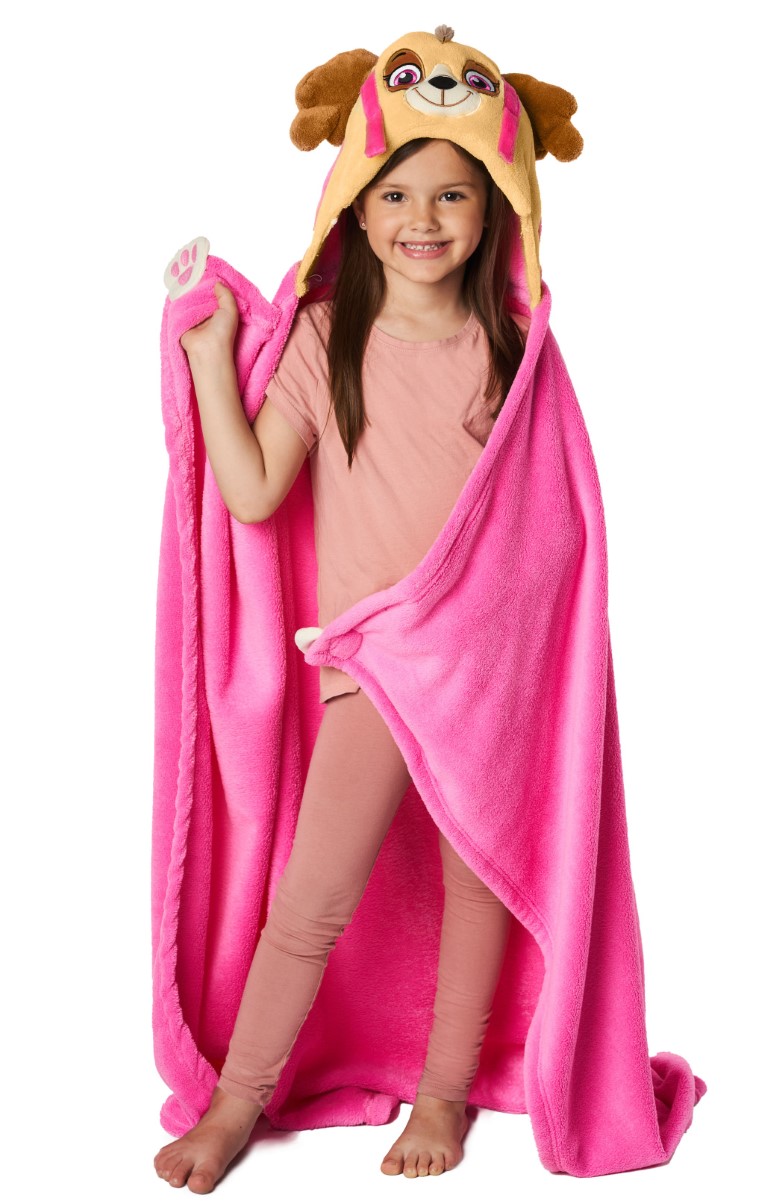 Paw Patrol Skye Luksus Poncho med hætte