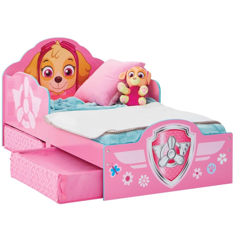 forbrydelse Romantik længst Paw Patrol Skye Seng m/opbevaring (140cm) (Udgået)