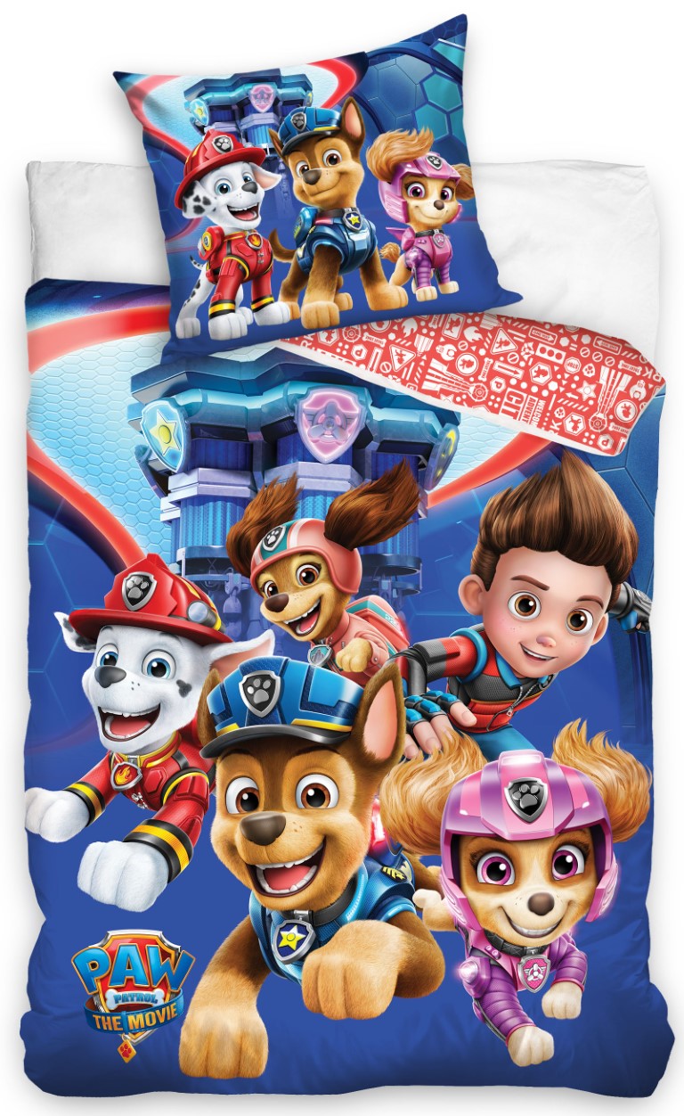 aluminium taske Picket Paw Patrol The Movie ''Alle sammen'' Sengetøj 140 x 200 cm, 100 bomuld Kr.  199 - på lager til omgående levering