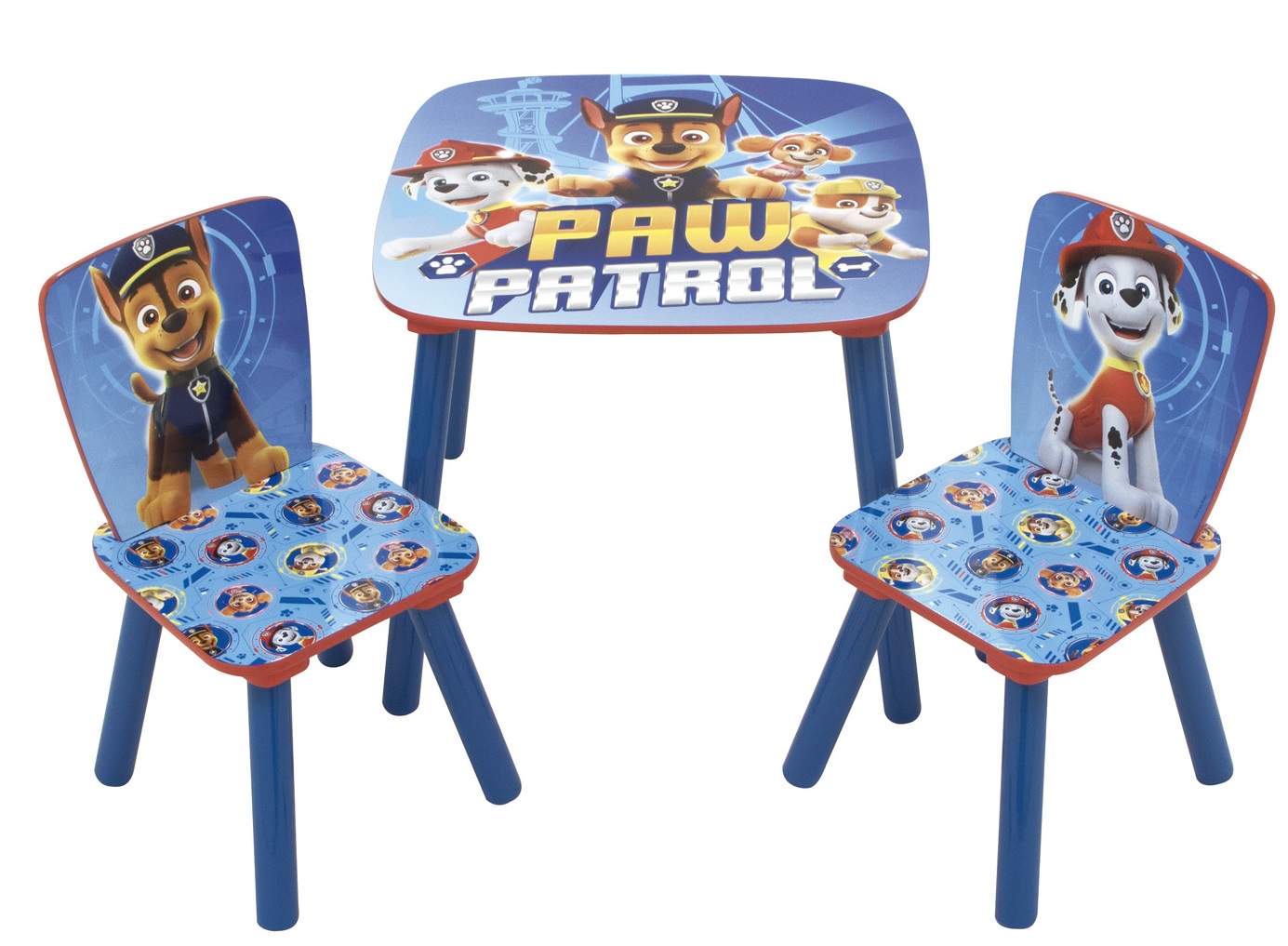 Se Paw Patrol Træ bord med stole hos MM Action