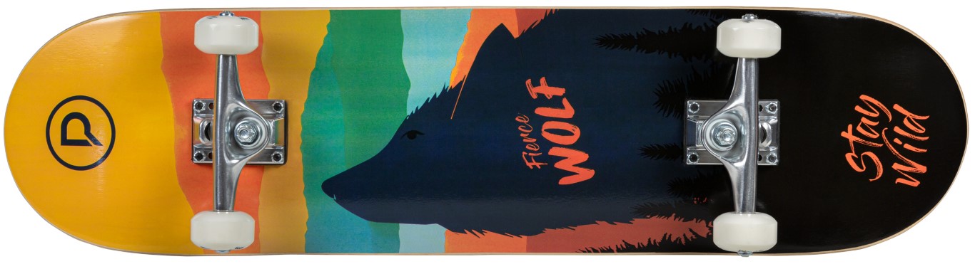 Playlife Fierce Wolf Skateboard