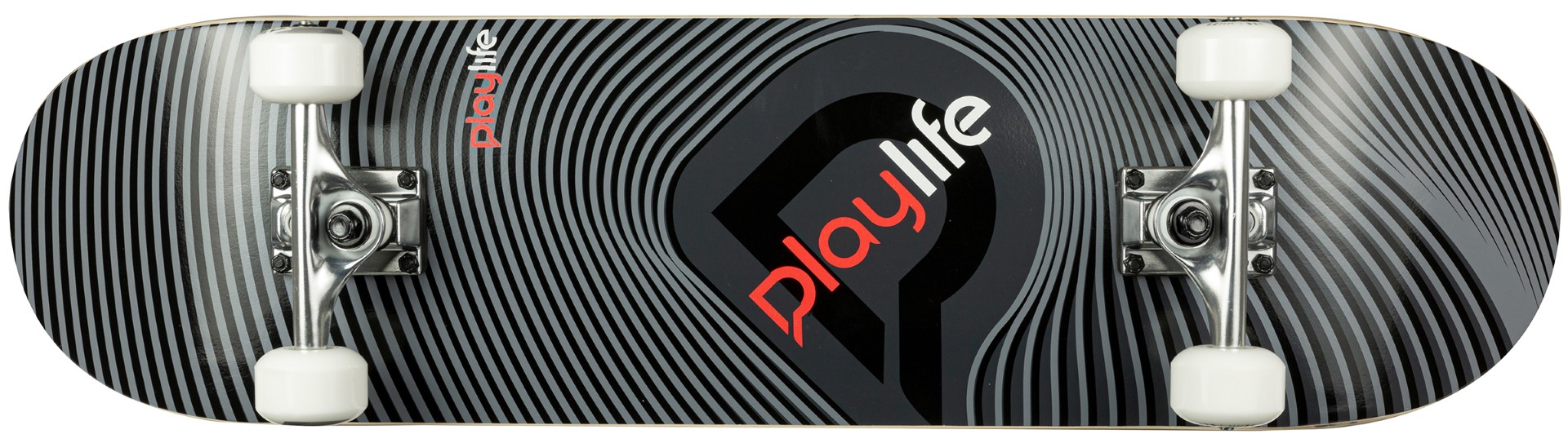 Billede af Playlife Illusion Grey Skateboard