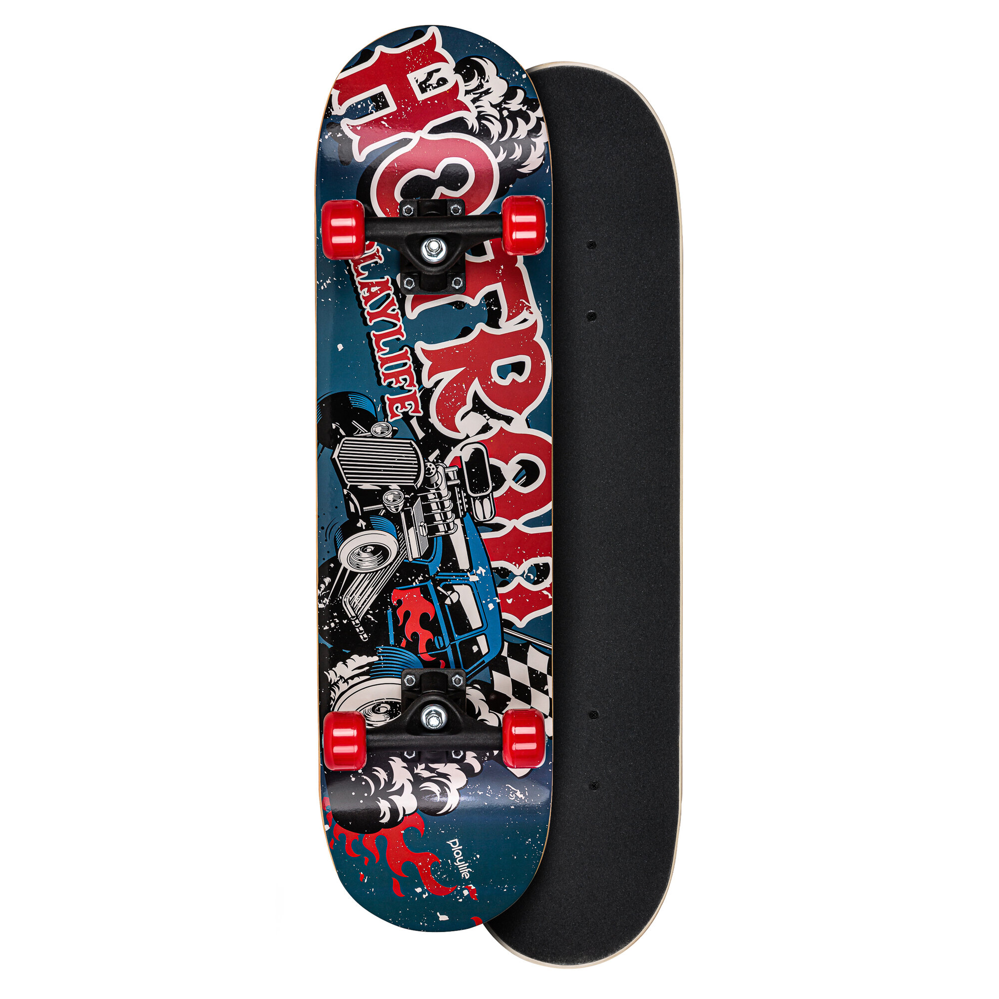 Stænke Sammensætning skolde Playlife Illusion Hotrod Skateboard Kr. 249 - på lager til omgående levering