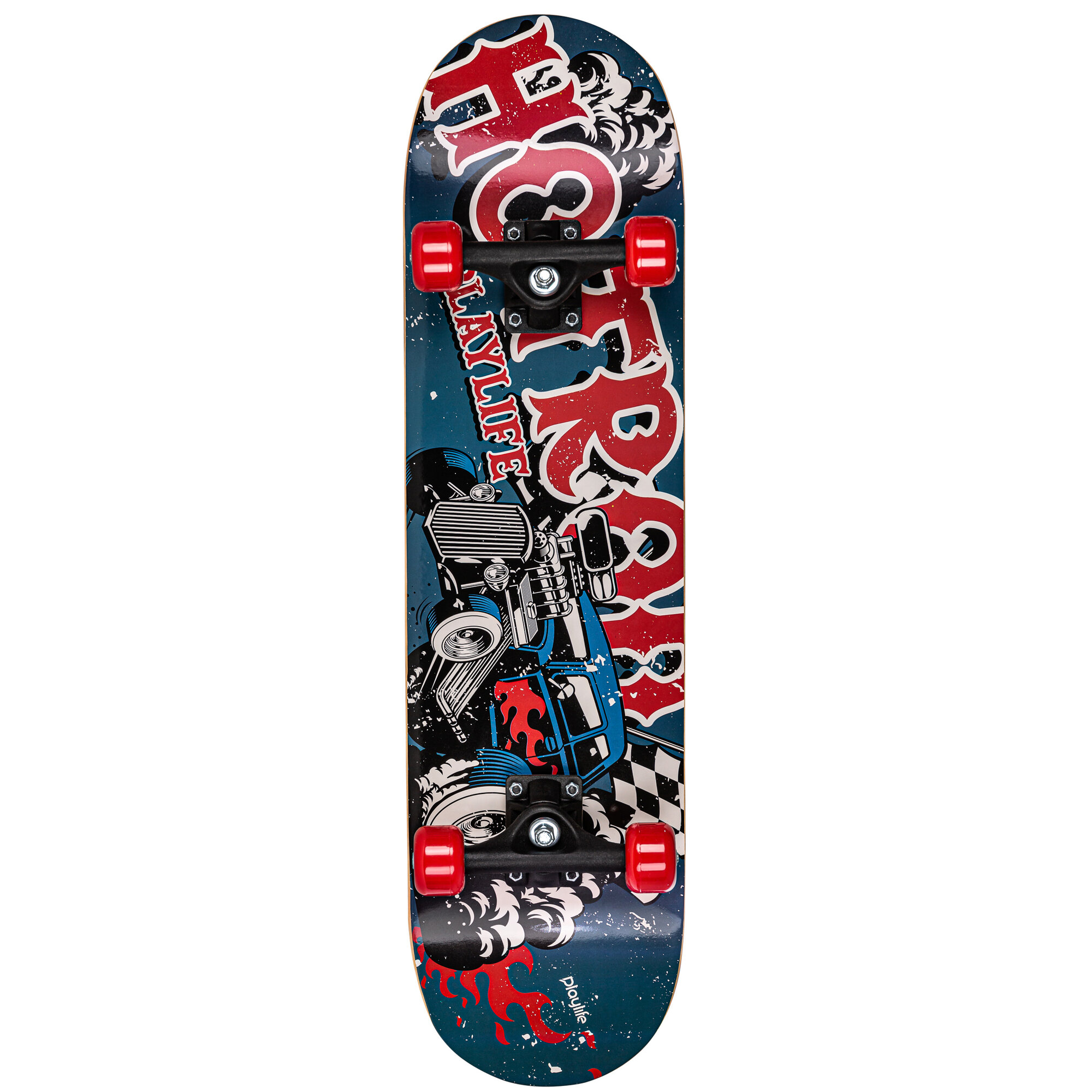 Se Playlife Illusion Hotrod Skateboard hos MM Action