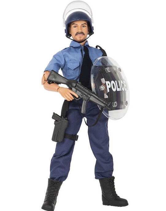 Billede af Politibetjent Action Figur 30,5cm med tilbehør (Model B)