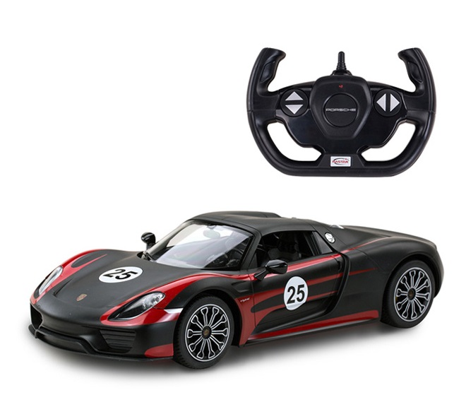 Se PORSCHE 918 Spyder Performance Fjernstyret Bil 1:14 hos MM Action