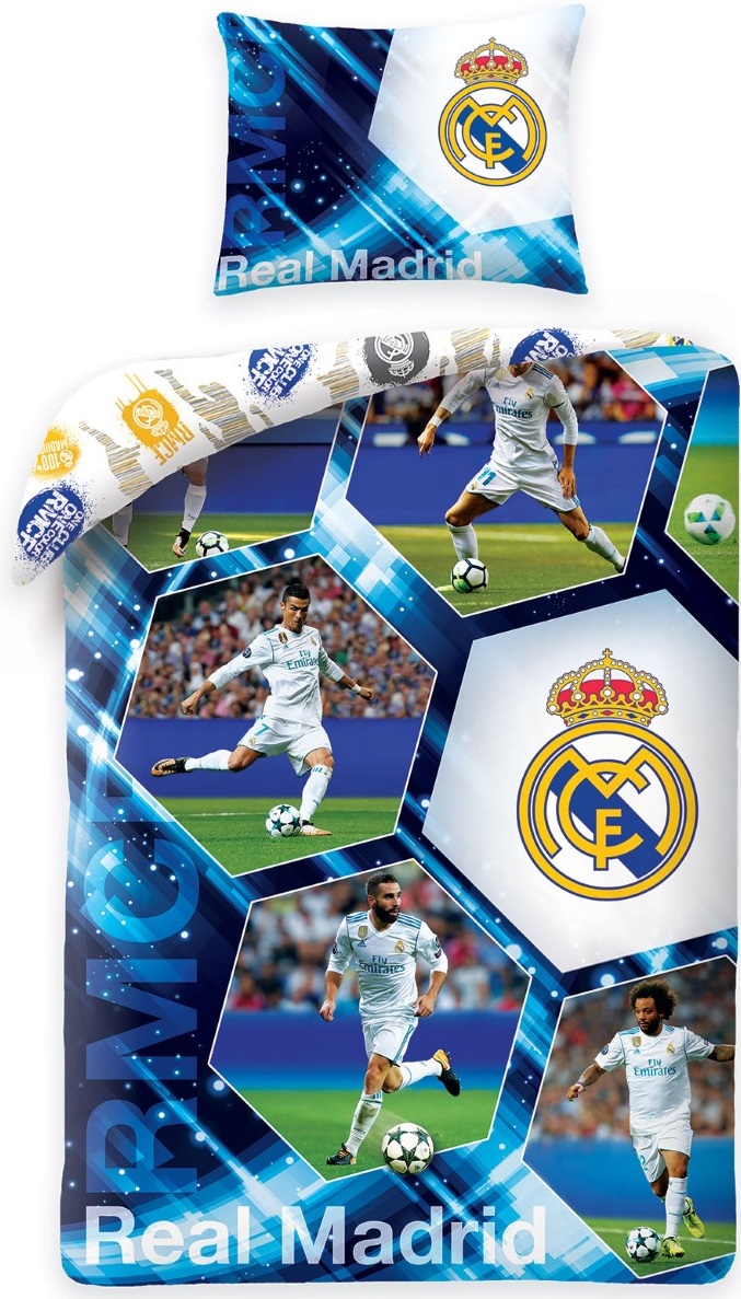 Real Madrid 2i1 Sengetøj procent bomuld (Model 24)