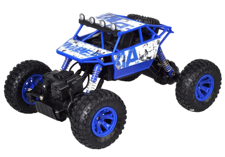 Rock Rover Fjernstyret 4WD Crawler 1:18 2.4G, Blå