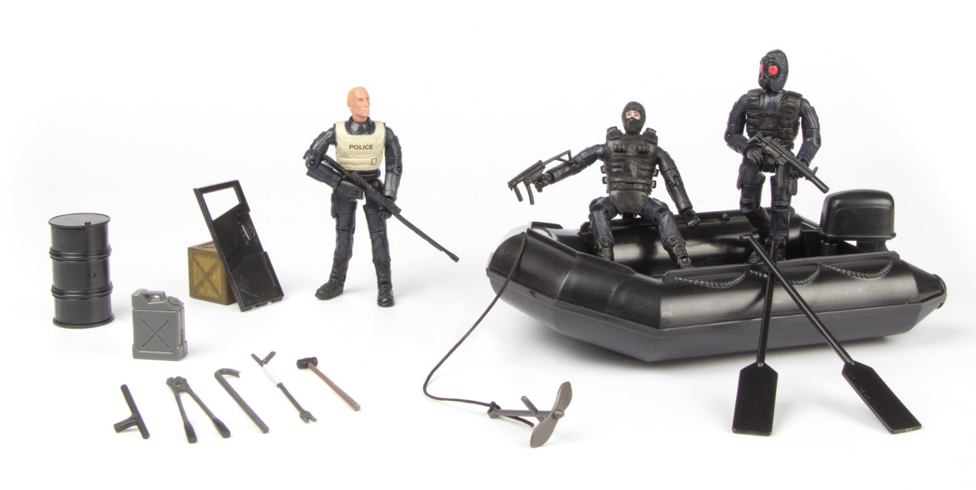 Se S.W.A.T. Action Figur 3-bigpack Type A 1:18 hos MM Action