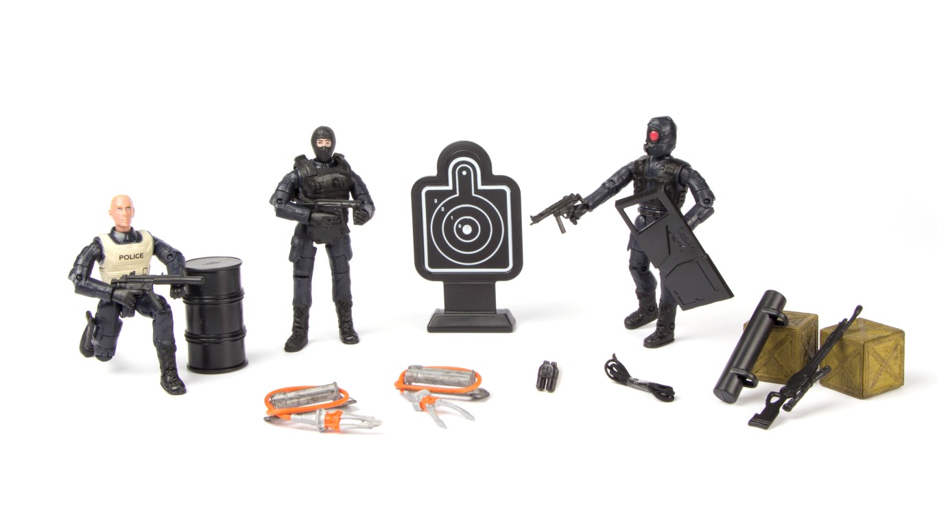 Billede af S.W.A.T. Action Figur 3-pack Type C 1:18