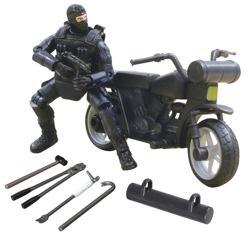 Billede af S.W.A.T. Action Figur og Motorcykel 1:18