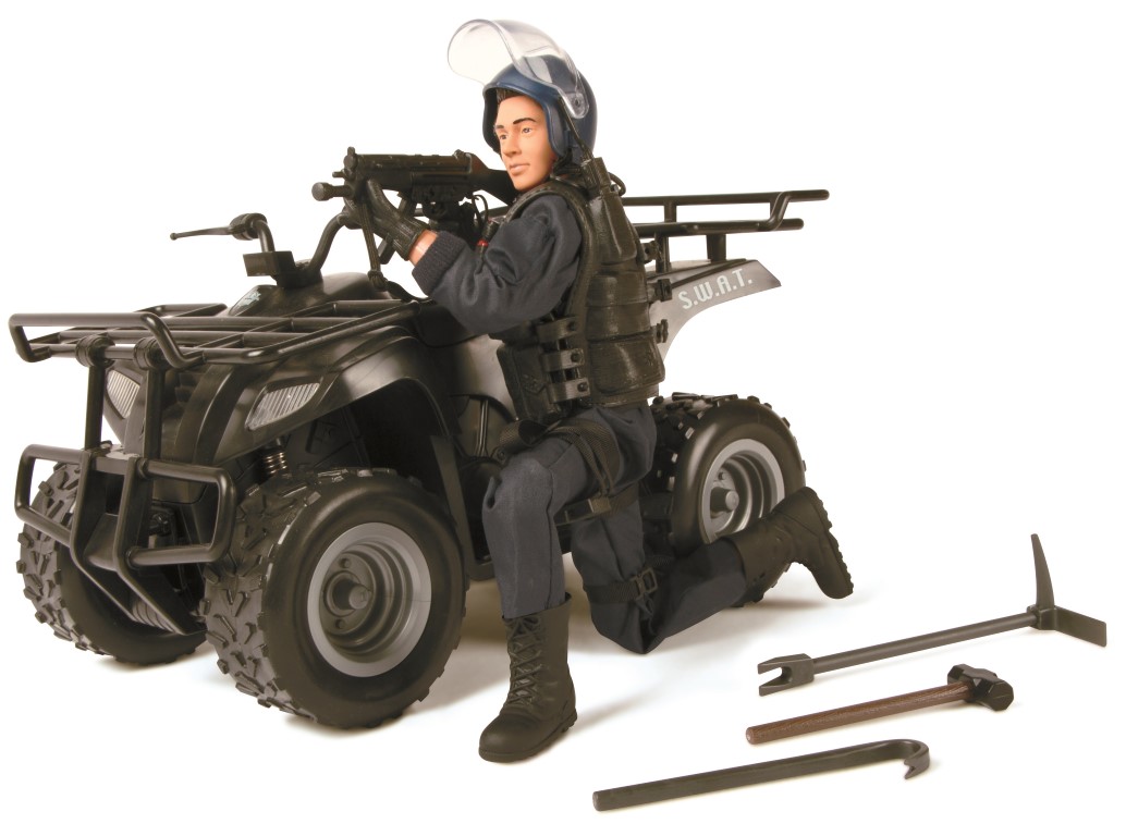 Billede af S.W.A.T. Politi ATV + Action Figur 30,5cm