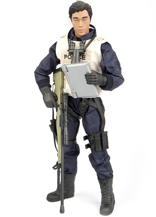 Billede af S.W.A.T. Sniper Politi Action Figur 30,5cm