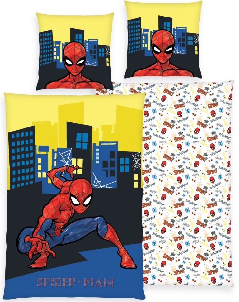 Se Spiderman Sengetøj - 100 Procent Bomuld hos MM Action