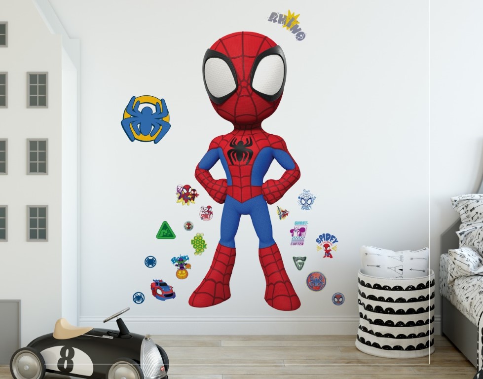 Se Spidey And His Amazing Friends Gigant Wallsticker hos MM Action