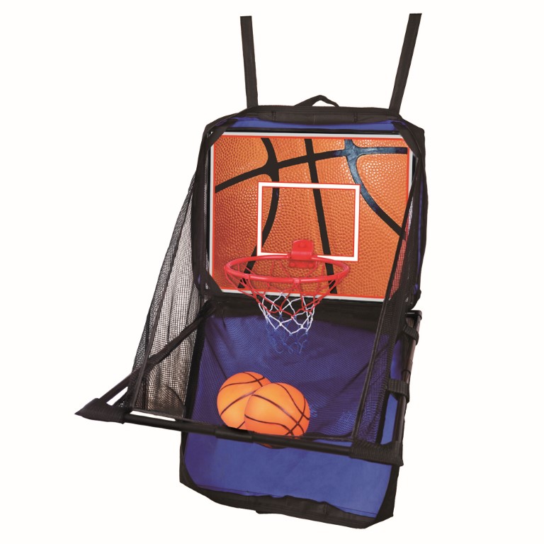 Se Sport1 Mini Basket sæt til dør med taske hos MM Action
