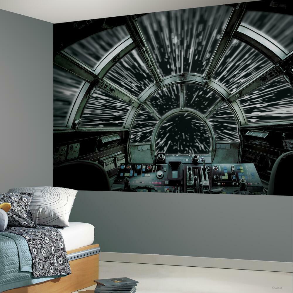 Billede af Star Wars Millennium Falcon Tapet 320 x 183 cm