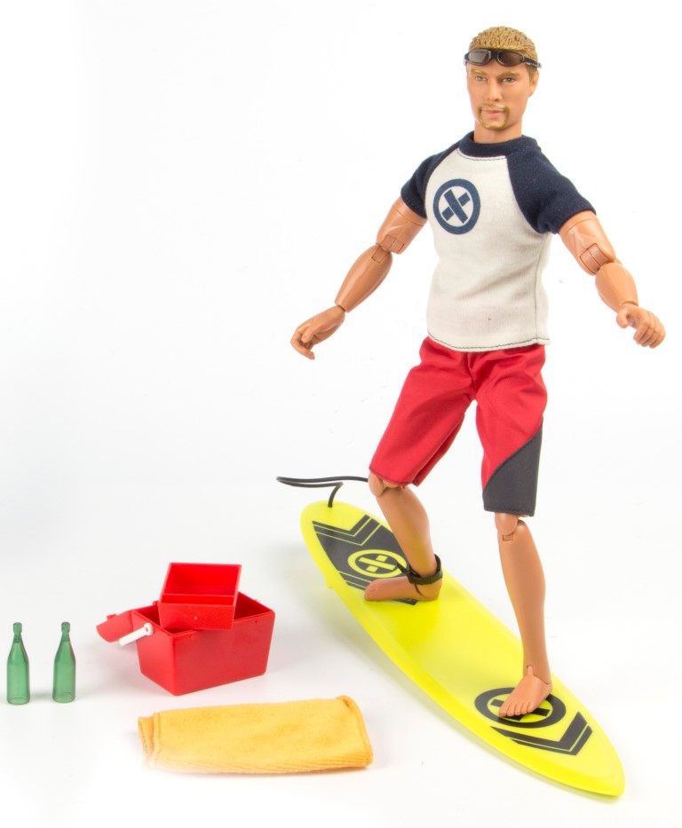 Billede af Surfer Action Figur med tilbehør 30,5cm