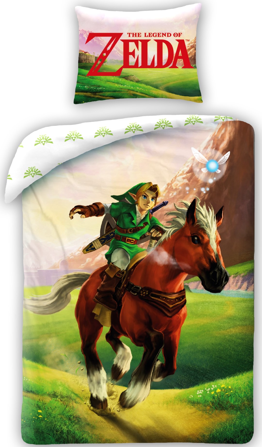 Se The Legend Of Zelda Sengetøj 140 X 200 Cm - 100 Procent Bomuld hos MM Action