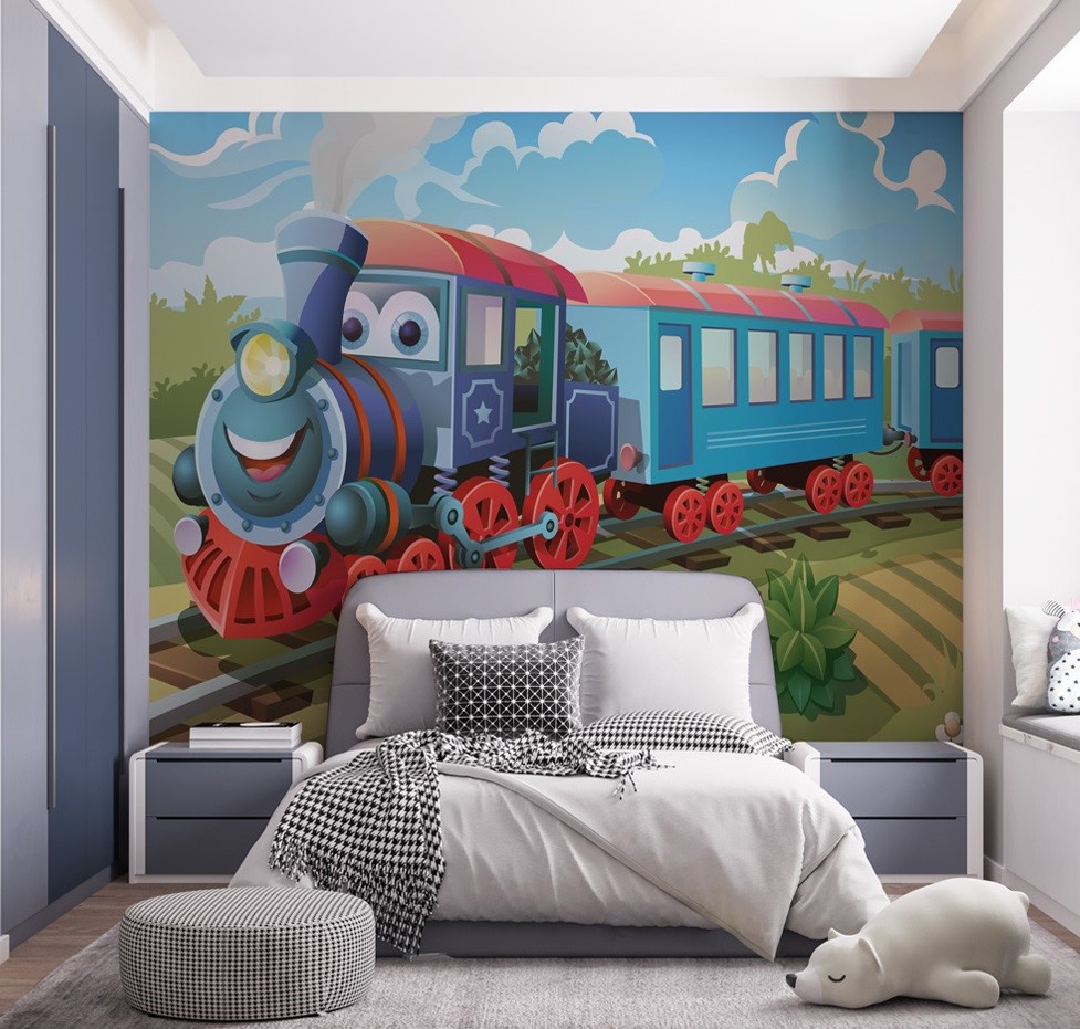 Billede af Traintastic Tog tapet 243 x 203 cm