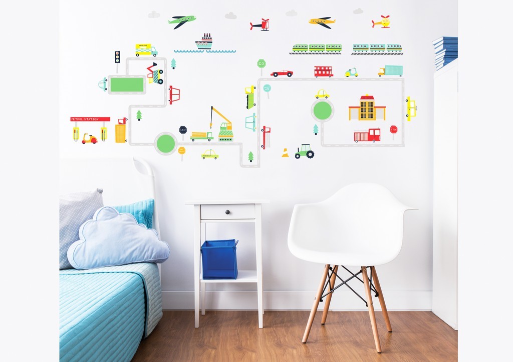 Billede af Transport Wallstickers