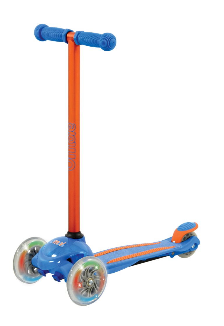 Billede af U Move Mini LED Løbehjul, Blå / Orange