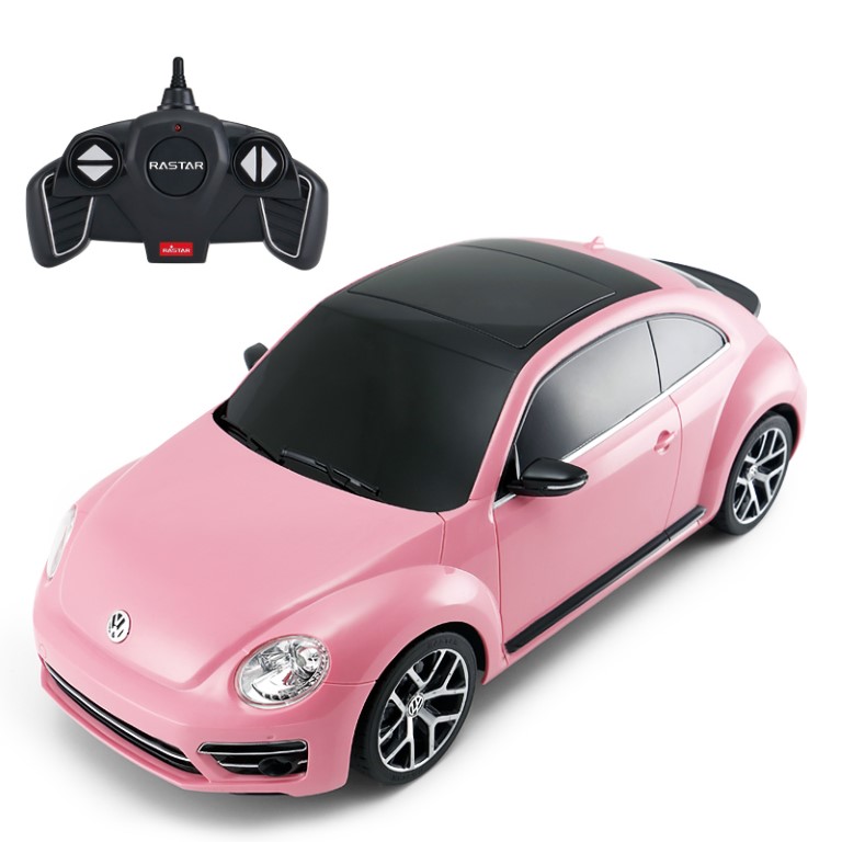 Billede af VW Beetle Fjernstyret Bil 1:14, Pink - 2.4G