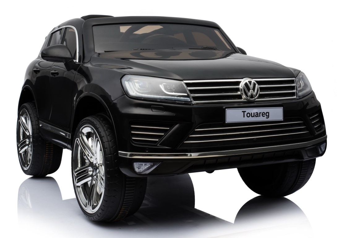 VW Touareg til børn m/Gummihjul + Lædersæde + 2.4G + Kr. 2.899 - på lager omgående levering