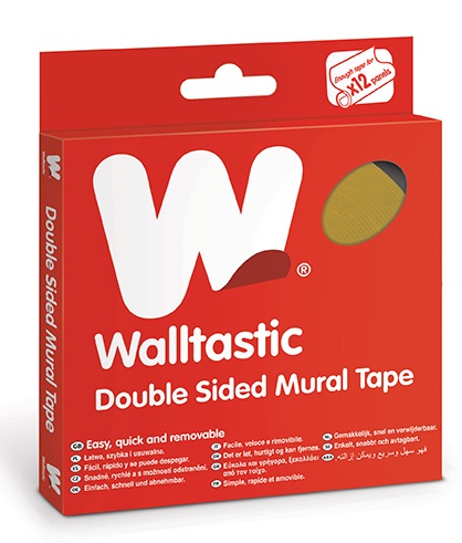 Billede af Walltastic dobbeltklæbende tape til tapet