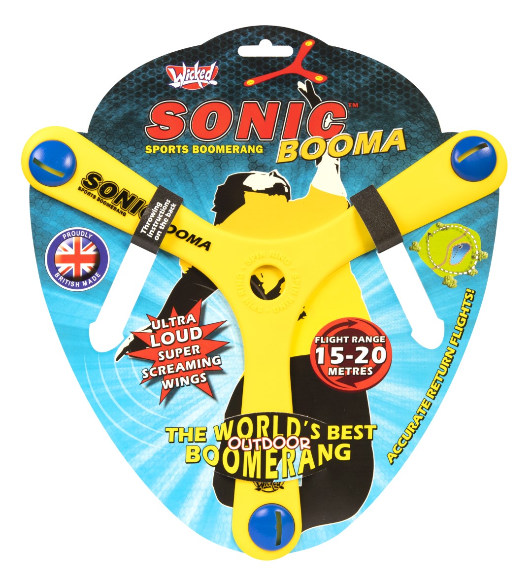 Wicked Booma Sonic Sports Boomerang Kr. 129 - på lager til omgående ...