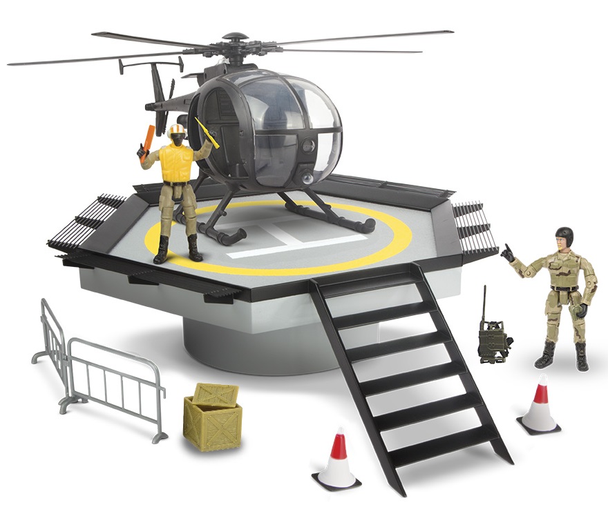 Billede af World Peacekeepers 1:18 Helikopterlandingsplads