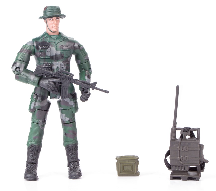 Billede af World Peacekeepers 1:18 Militær actionfigur Singepack 1D hos MM Action