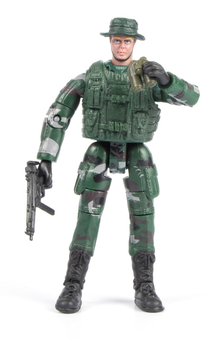 Billede af World Peacekeepers 1:18 Militær actionfigur Singepack 1E