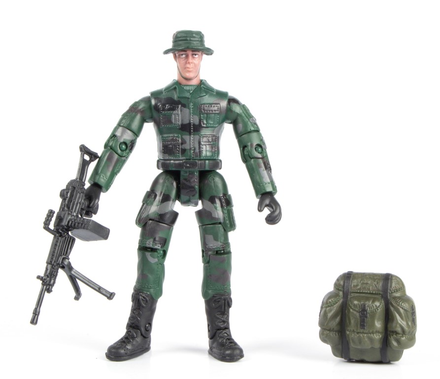 Billede af World Peacekeepers 1:18 Militær actionfigur Singepack 1F hos MM Action